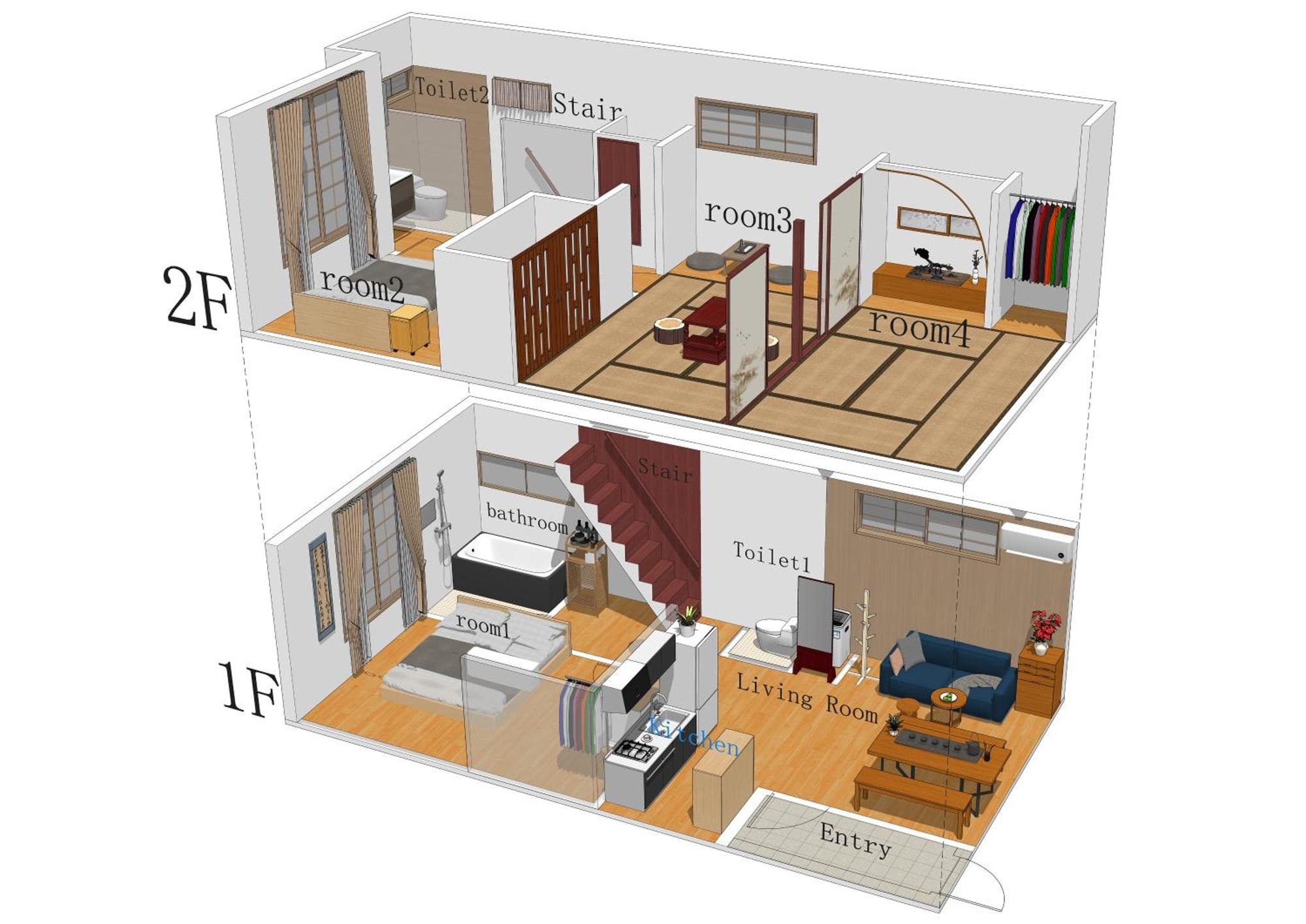 一戸建民泊 Tokyo St-Ar House 東京星宿 Eksteriør bilde